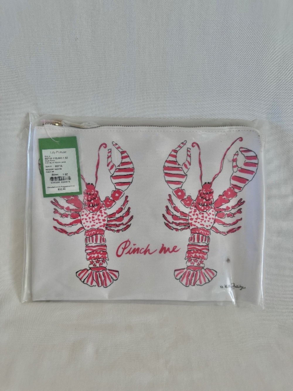 Lilly Pulitzer "Pinch Me" Pick Me Up Pouch / Clutch